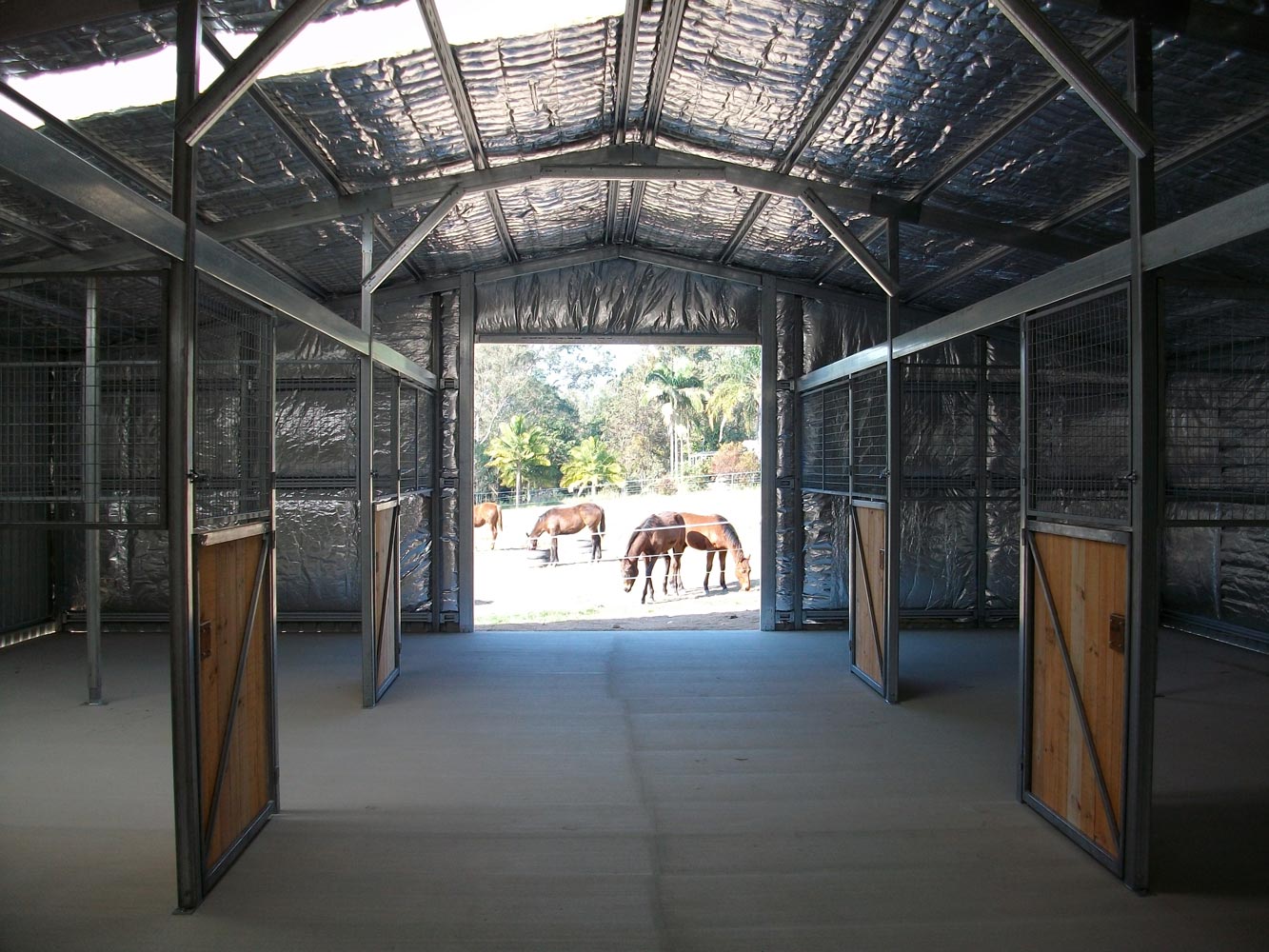 Custom Horse Shed