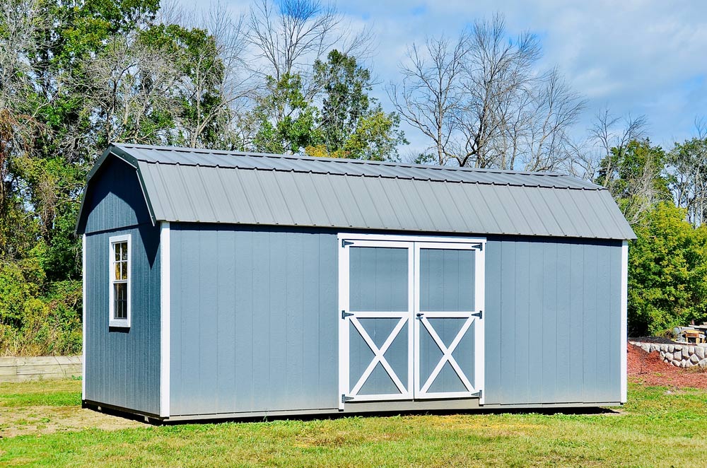 Blue American Barn