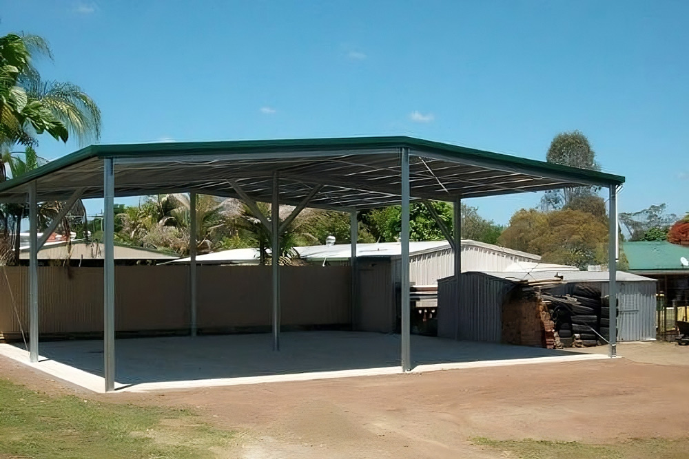 Constructed Steel Carport